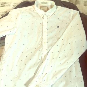 Scotch and Soda white casual button down.